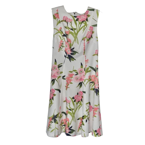 Tommy Hilfiger Pink Floral Dress Sz 10 - Picture 1 of 7